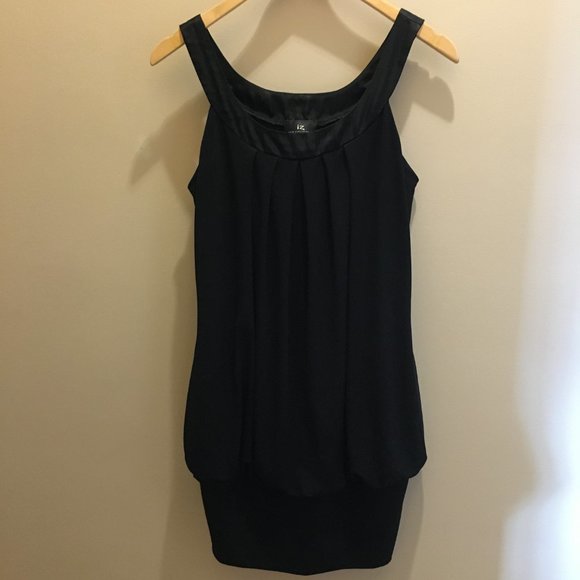 Vintage Black Flapper Bubble USA Made Dress - Picture 6 of 11